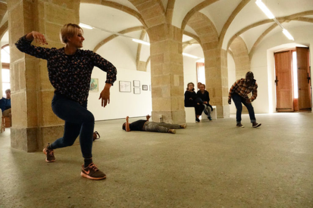Bound & Rebound performance d'Artumana à la Fête de la Danse au Centre d’art contemporain d'Yverdon